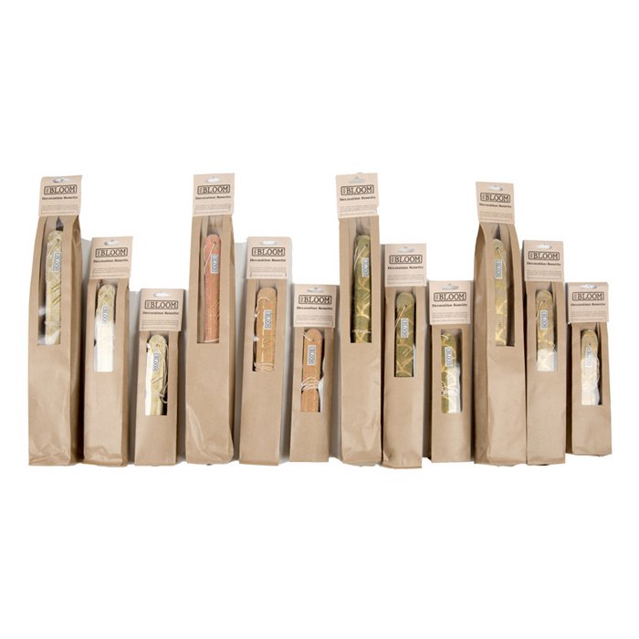 Mrs. Bloom - Decoratie Rozet Emily XXL olijfgouden patroon