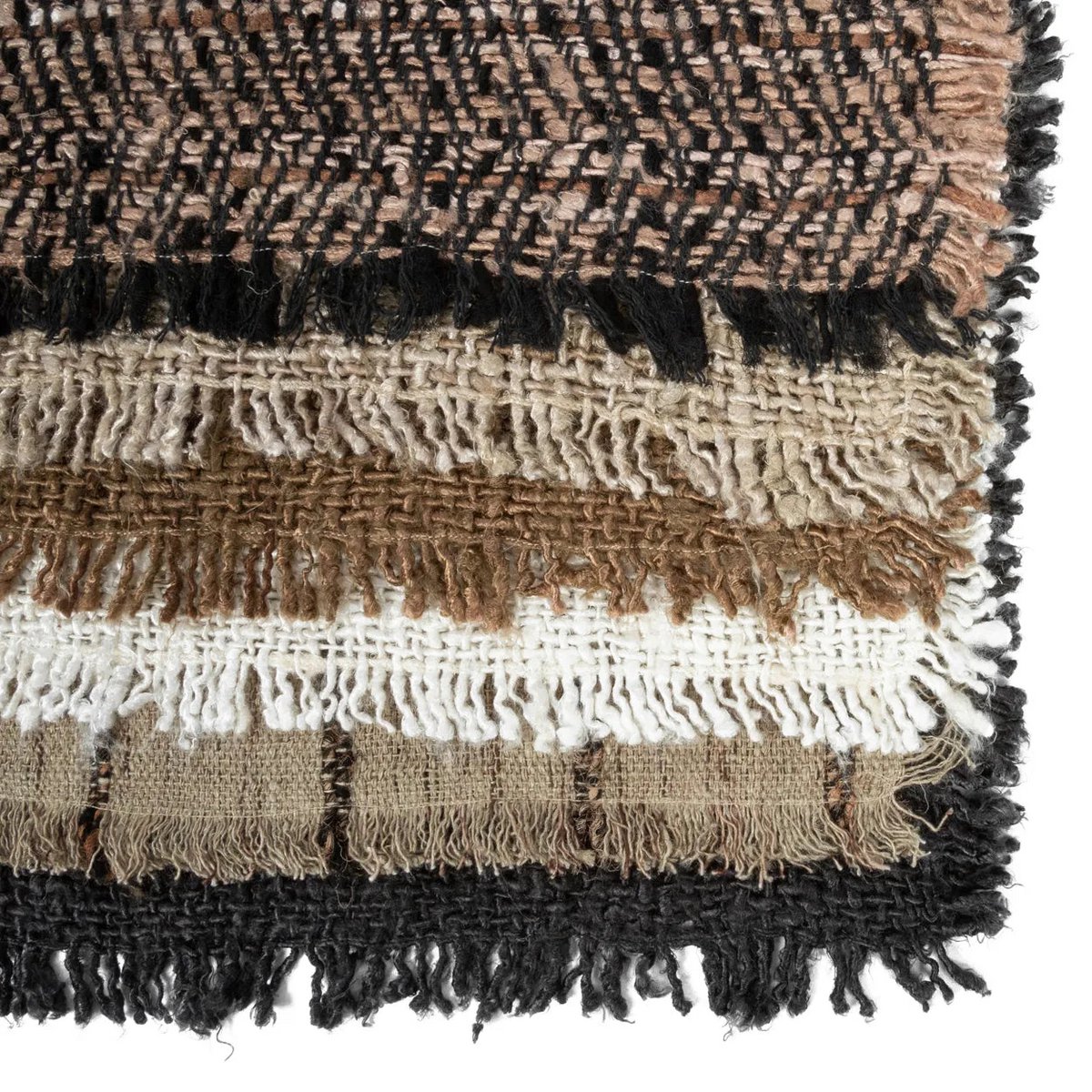 Bazar Bizar - Placemats 'Oh My Gee' (Zwart Koper, Set van 4)