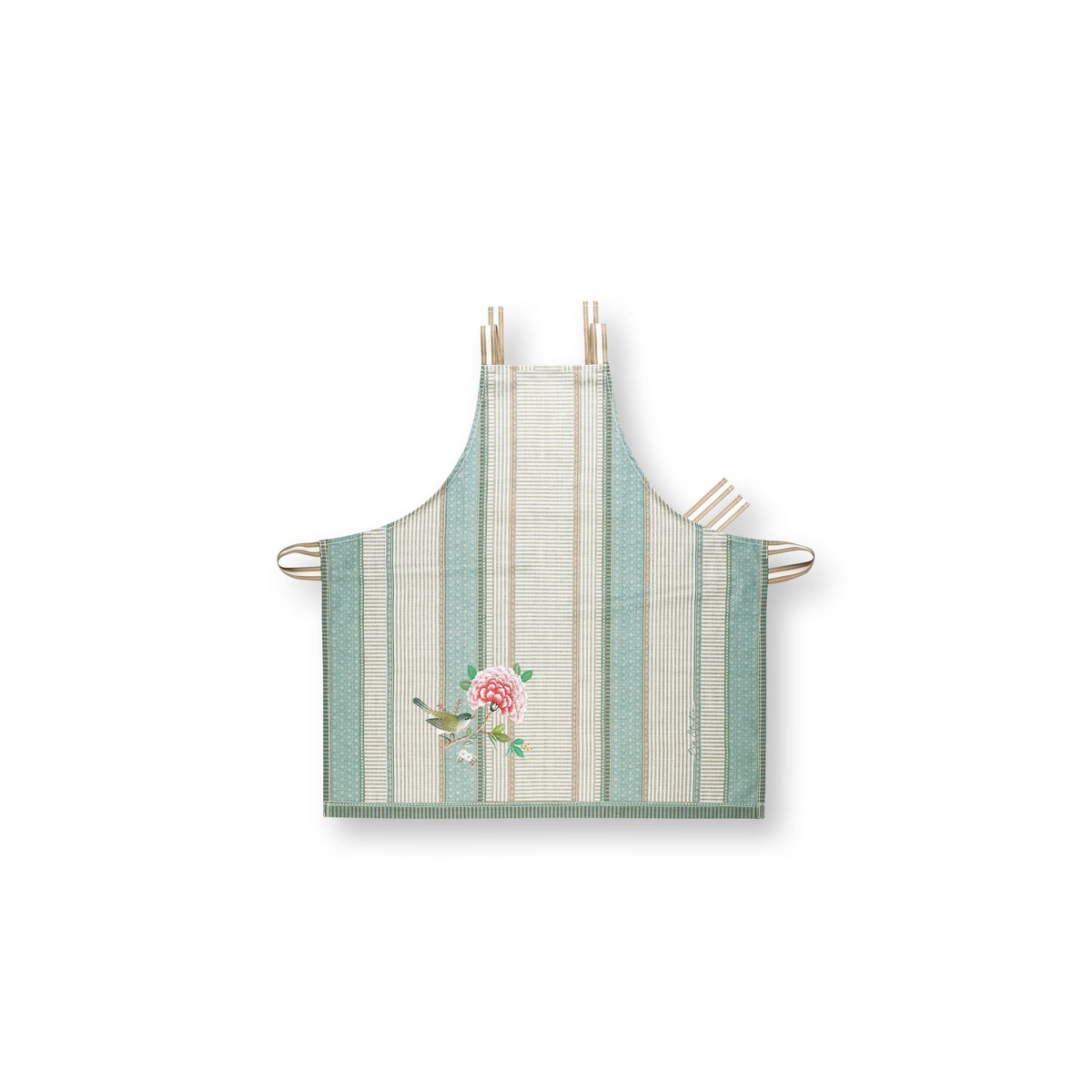Pip Studio - Apron Blushing Birds Blue 85x88cm