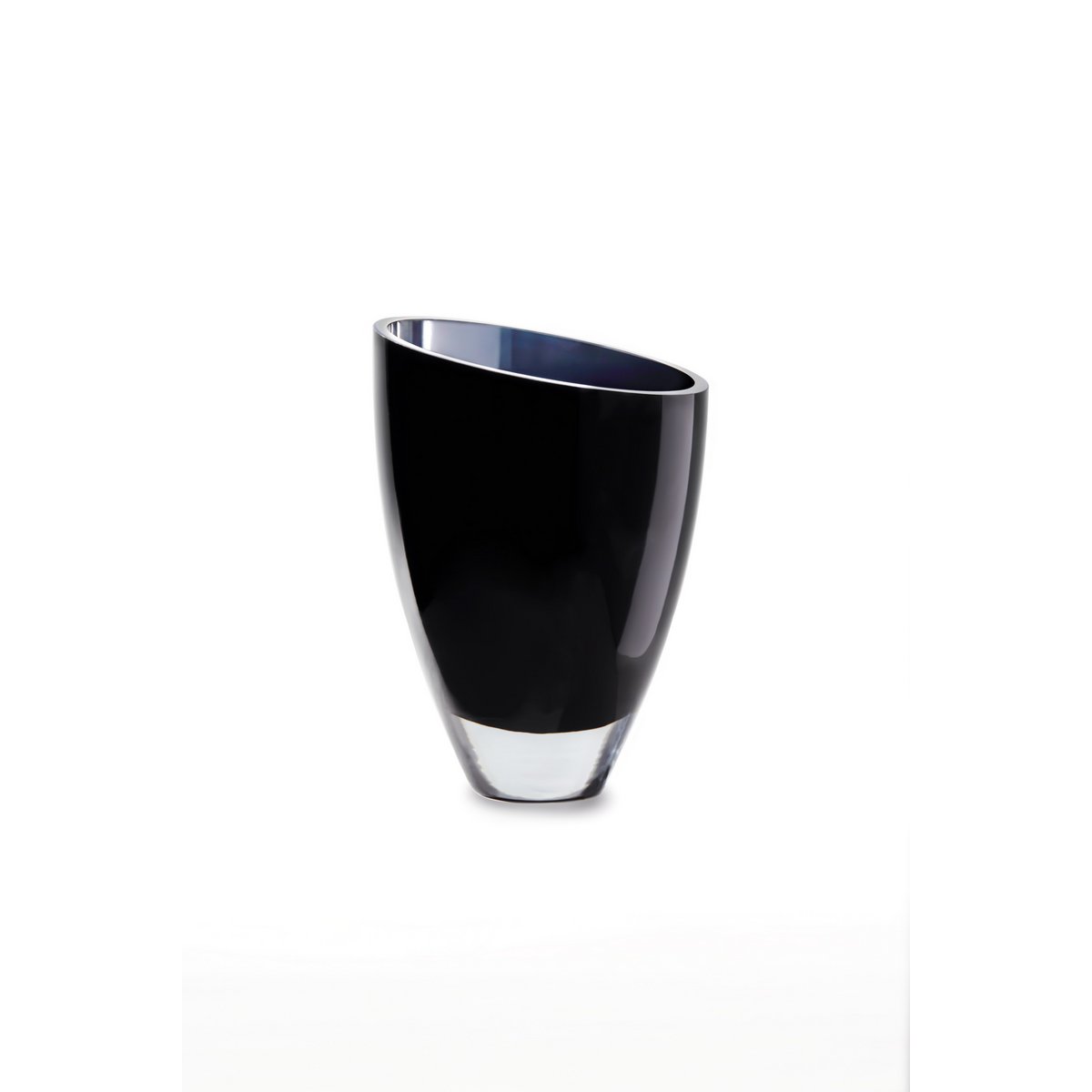 Element Accessories - Moderne glazen vaas elegant donkerblauw, BULED25IB, 9mm luxe glas