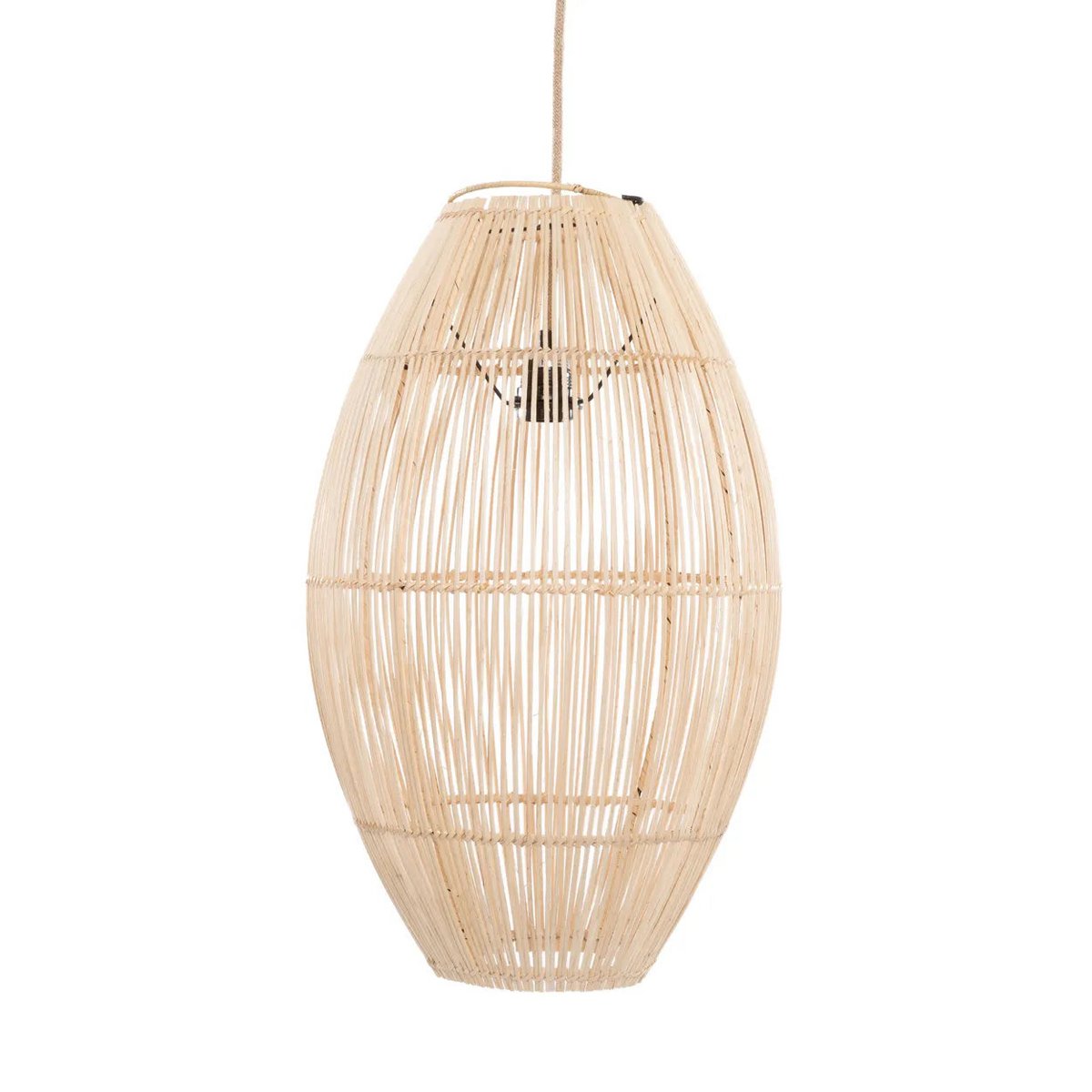 Bazar Bizar - Hanglamp 'Zuri' (Naturel, L)