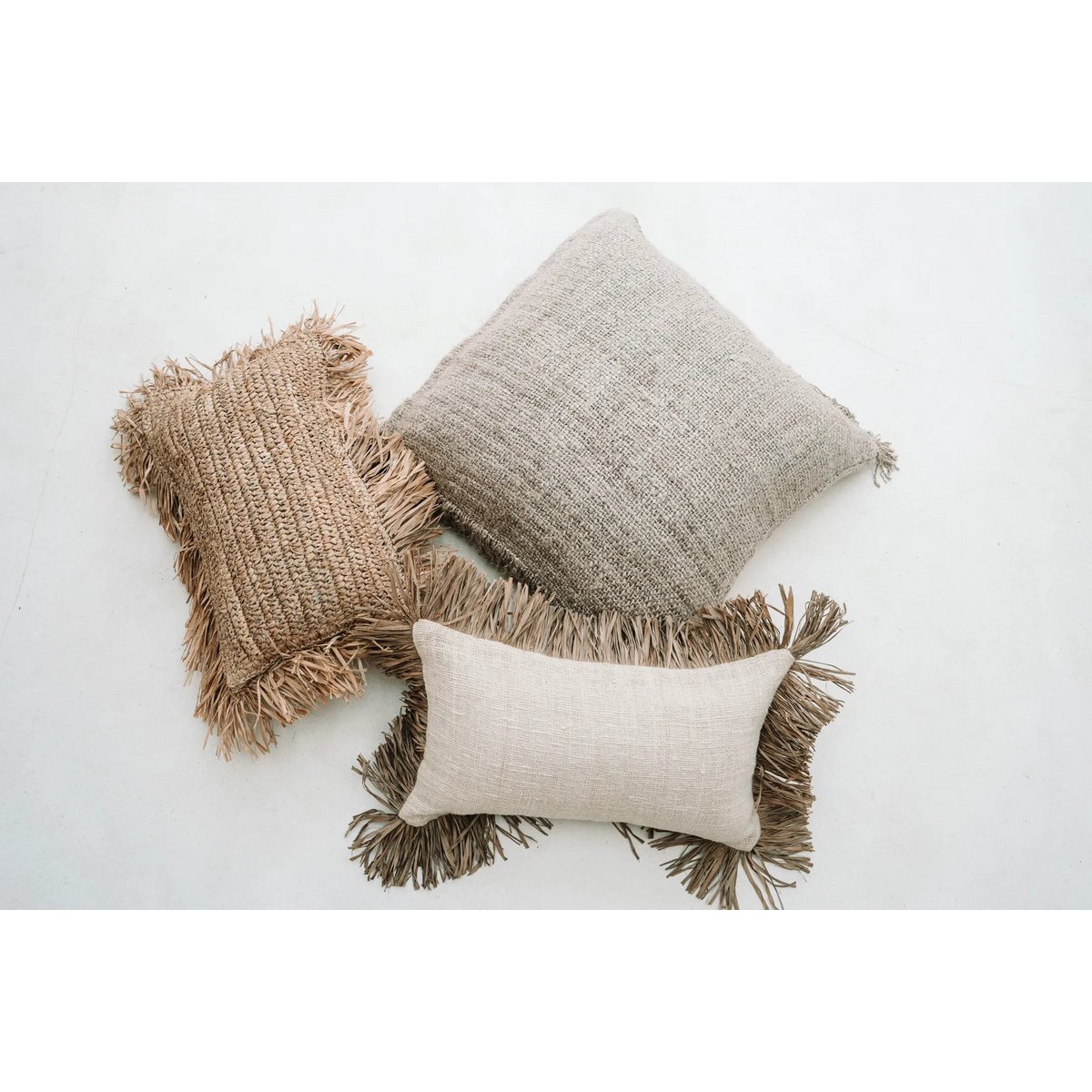 Bazar Bizar - Kussenhoes 'Oh My Gee' (Beige, 40x40)