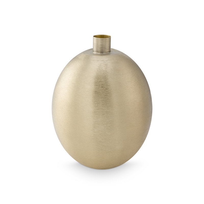 vtwonen - Vaas 'Metal' (Goud, 34.5cm)