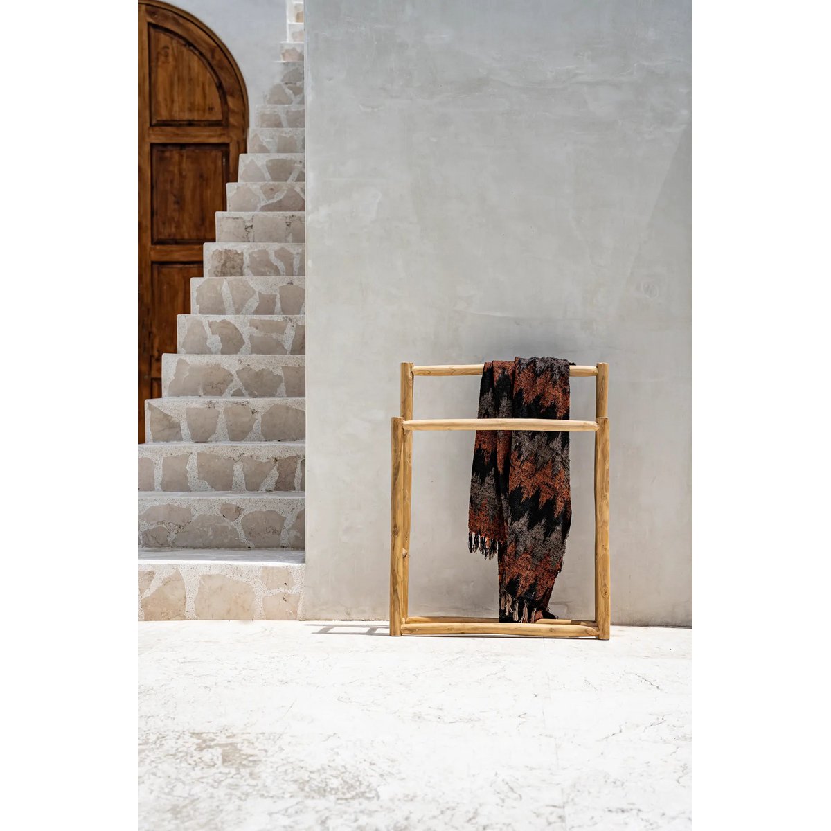 Bazar Bizar - Plaid 'S'il vous Plaid' (Schwarz Orange)