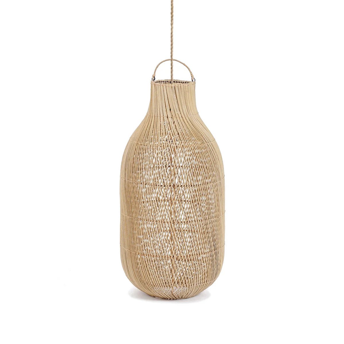 Bazar Bizar - Hanglamp 'Kendi' (Naturel, L)
