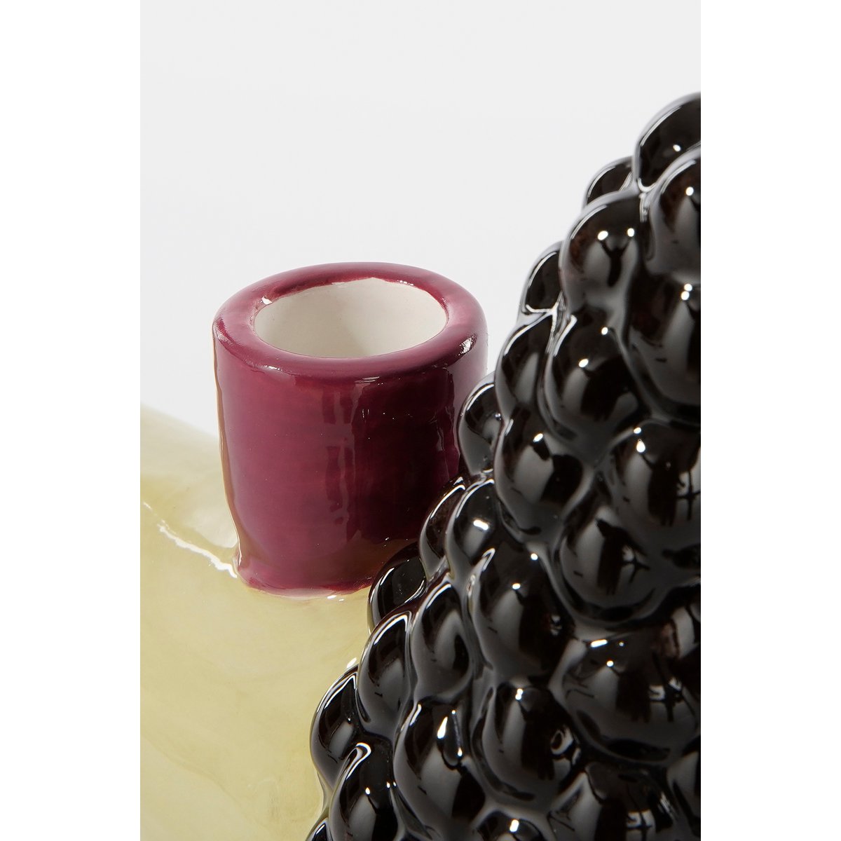 Mica Decorations – Kerzenständer Hund – L23,5 x B10,5 x H28,5 cm – Keramik – Hellgelb