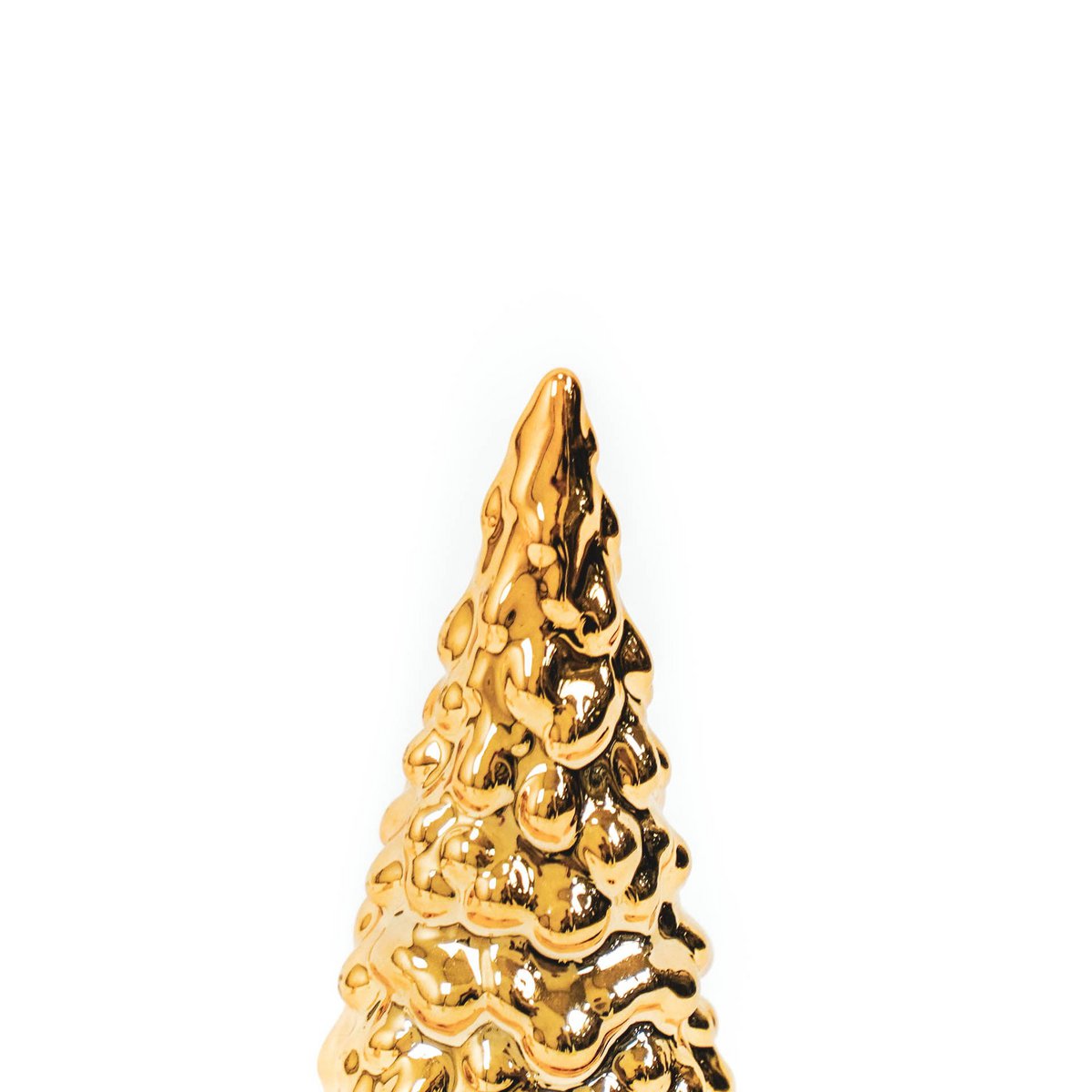 Housevitamin - Kerstornament 'Kerstboom' (20cm hoog, Goud)