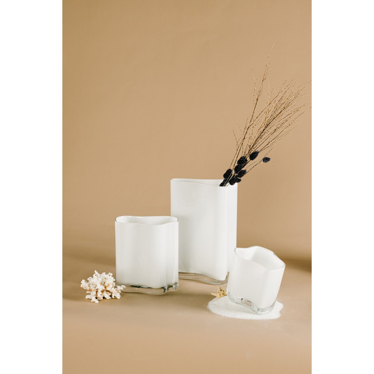 Element Accessories - Nieuw modern design grote kom of bord, geïnspireerd op CORAL en Aalto, COR08WH