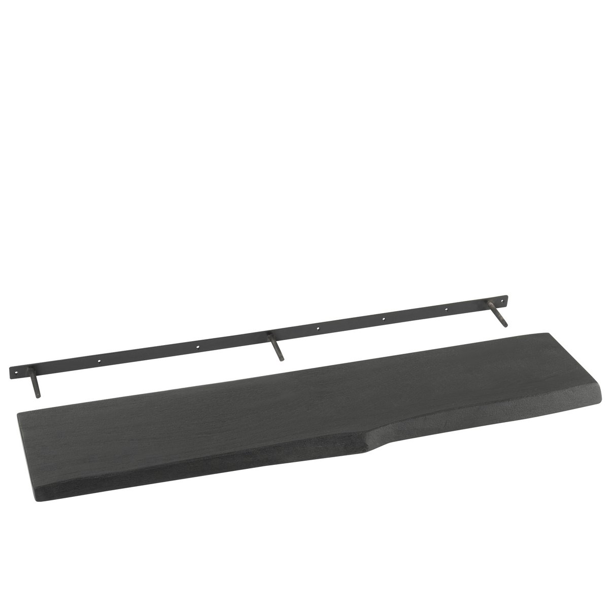 J-Line - Wandregal Gerard Mangoholz Schwarz Groß