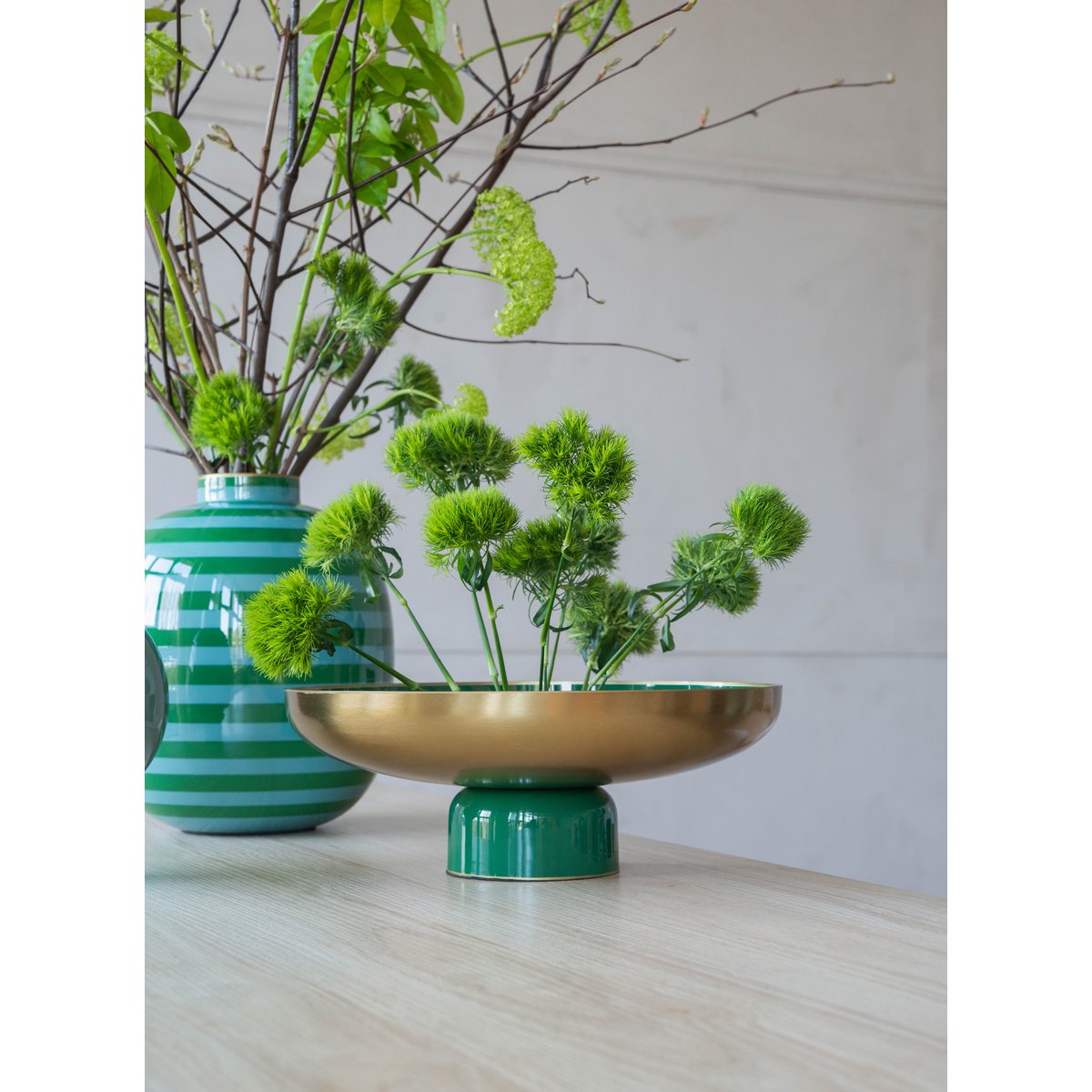 Pip Studio - Low Tray Metal Dark Green 12.50x35cm