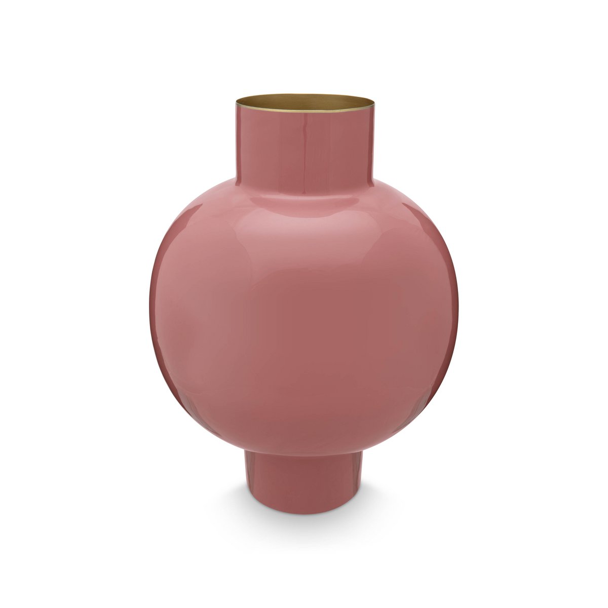 Pip Studio - Vase Metal Large Old Pink 31.5x42cm
