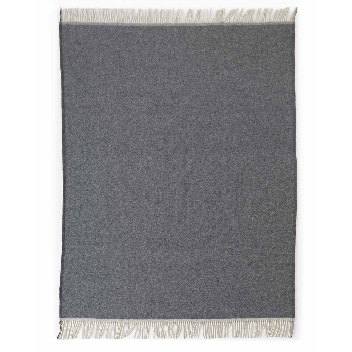 MoST Blankets - Merino/kasjmier plaid MILANO - Grigio Orlo