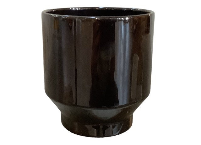 Ceramics Limburg - Bloempot 'Pato' (Dusty Black)