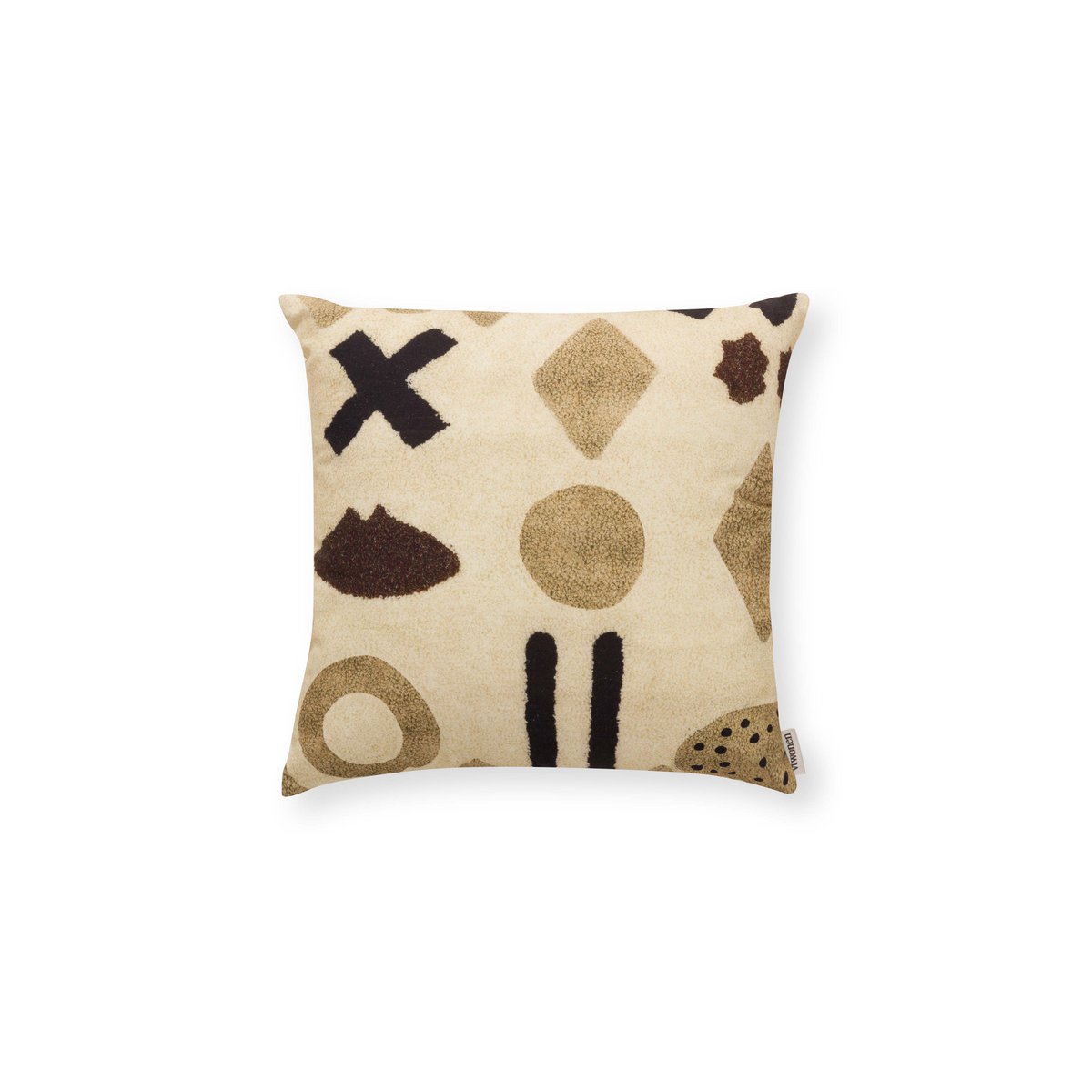 vtwonen - Cushion Square Printed Symbols Multi Colour 45x45cm