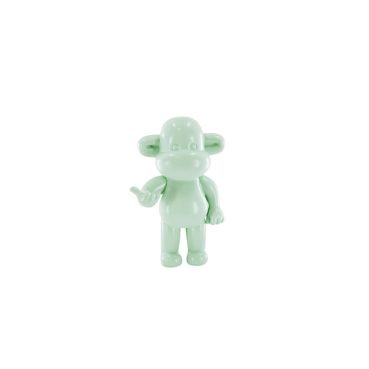 Housevitamin - Ornament - Hang Loose Monkey Figurine 'The Legend' - Polyresin -Mintgreen - 11x7x19cm