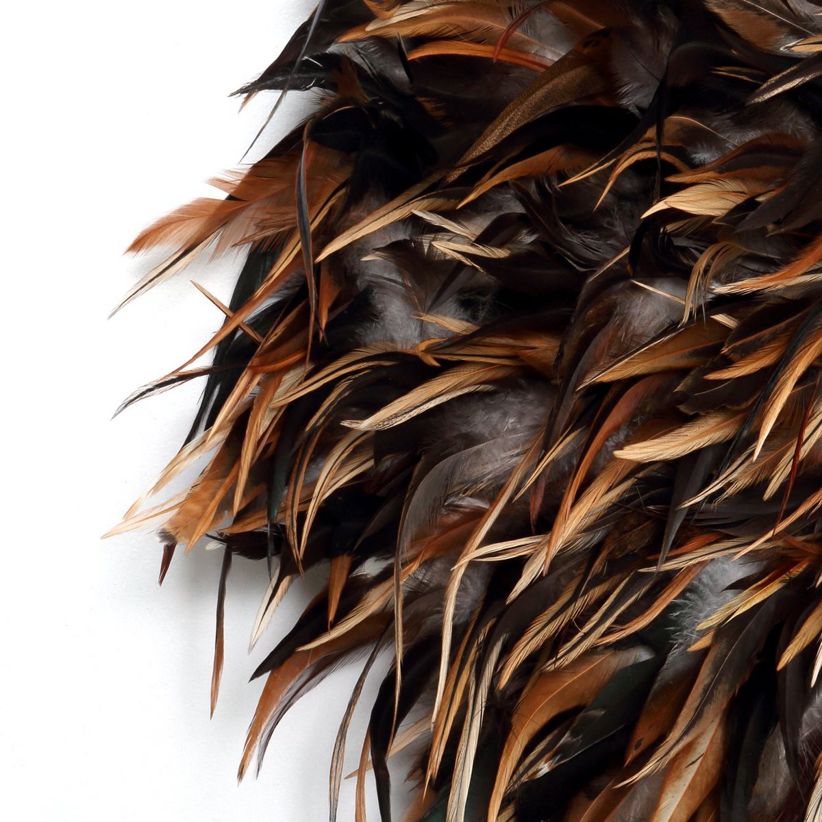 Bazar Bizar - Muurdecoratie 'Coastal Juju' (Zwart Bruin, L)