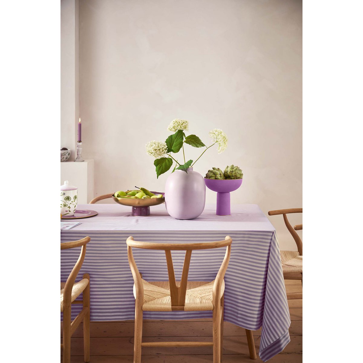 Pip Studio - Vase Metal Matt Lilac 32cm