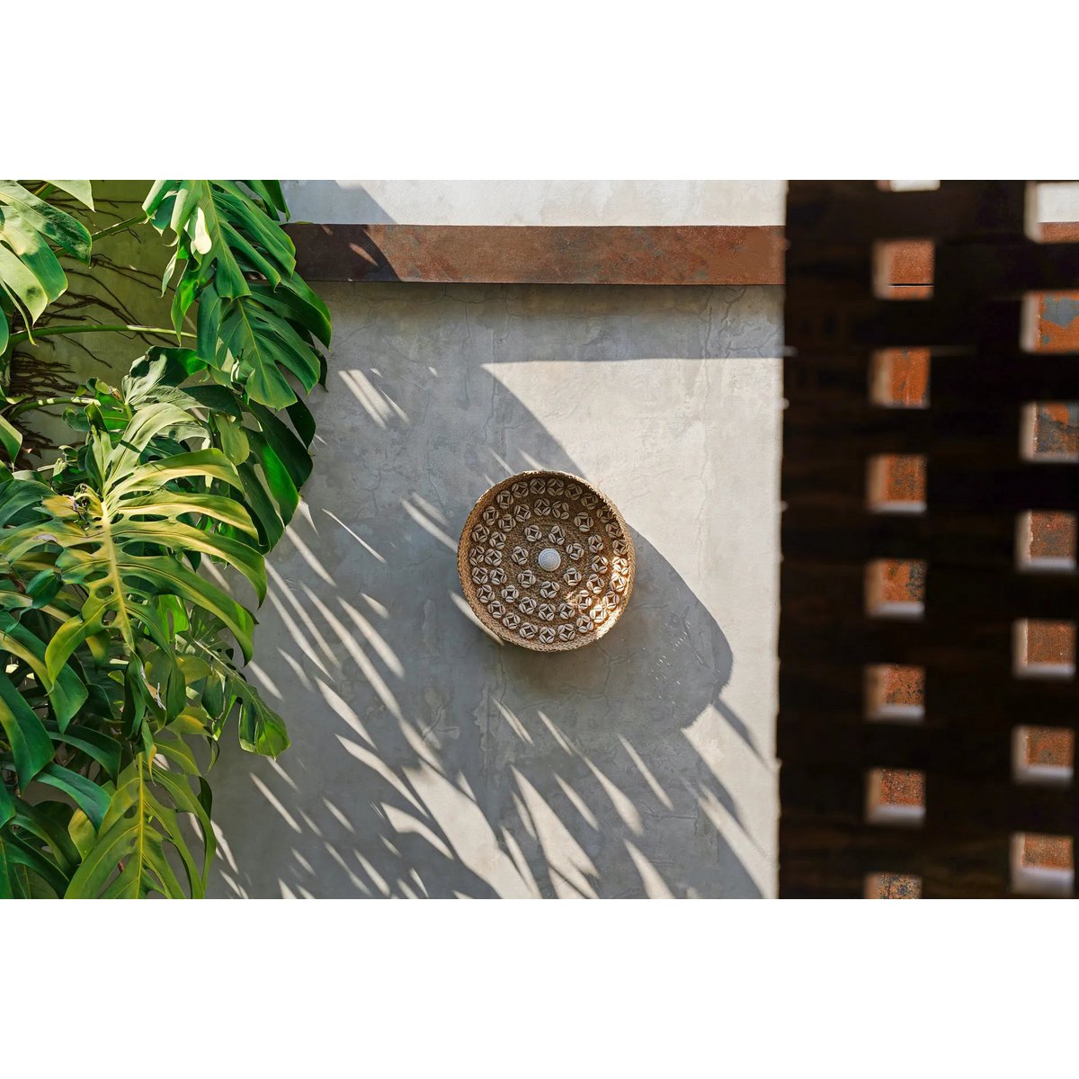 Bazar Bizar - Teller 'Caribe' (Naturweiß, M)