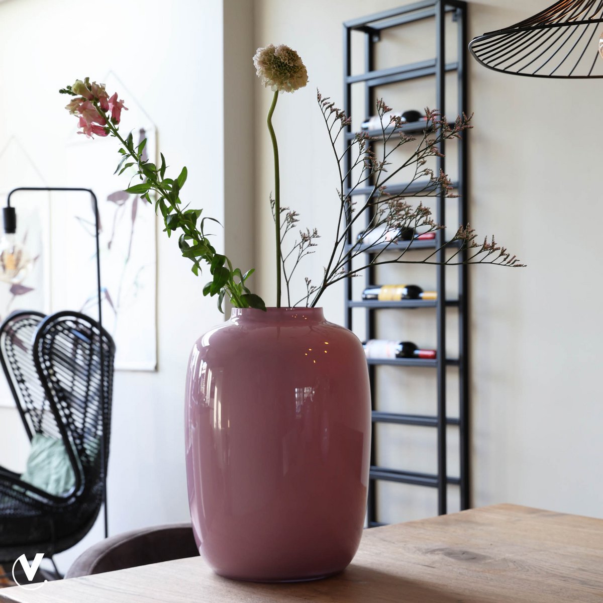 Vase the World - Vaas - Artic light pink