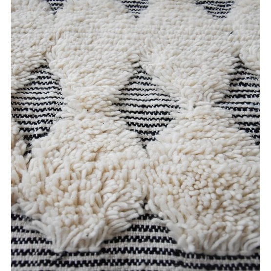 Poufs & Kissen – Fußmatte Berberteppich Diamanten – 1 x 0,6 m – R008
