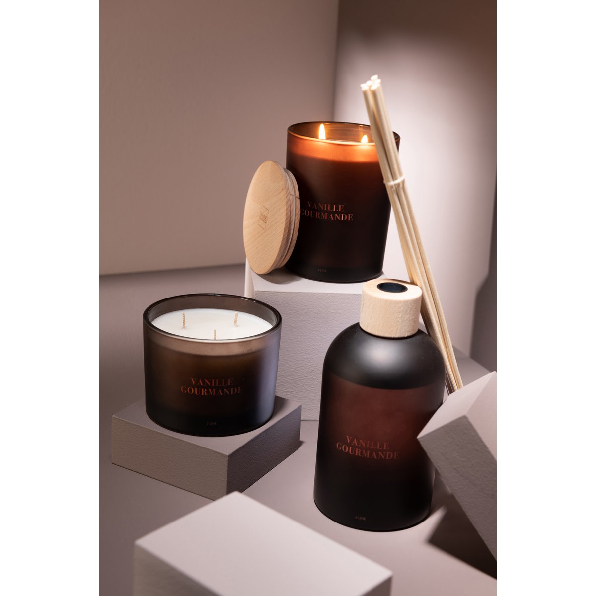 J-Line – Duftöl + Sticks – Essential Accords – Vanilla Gourmande