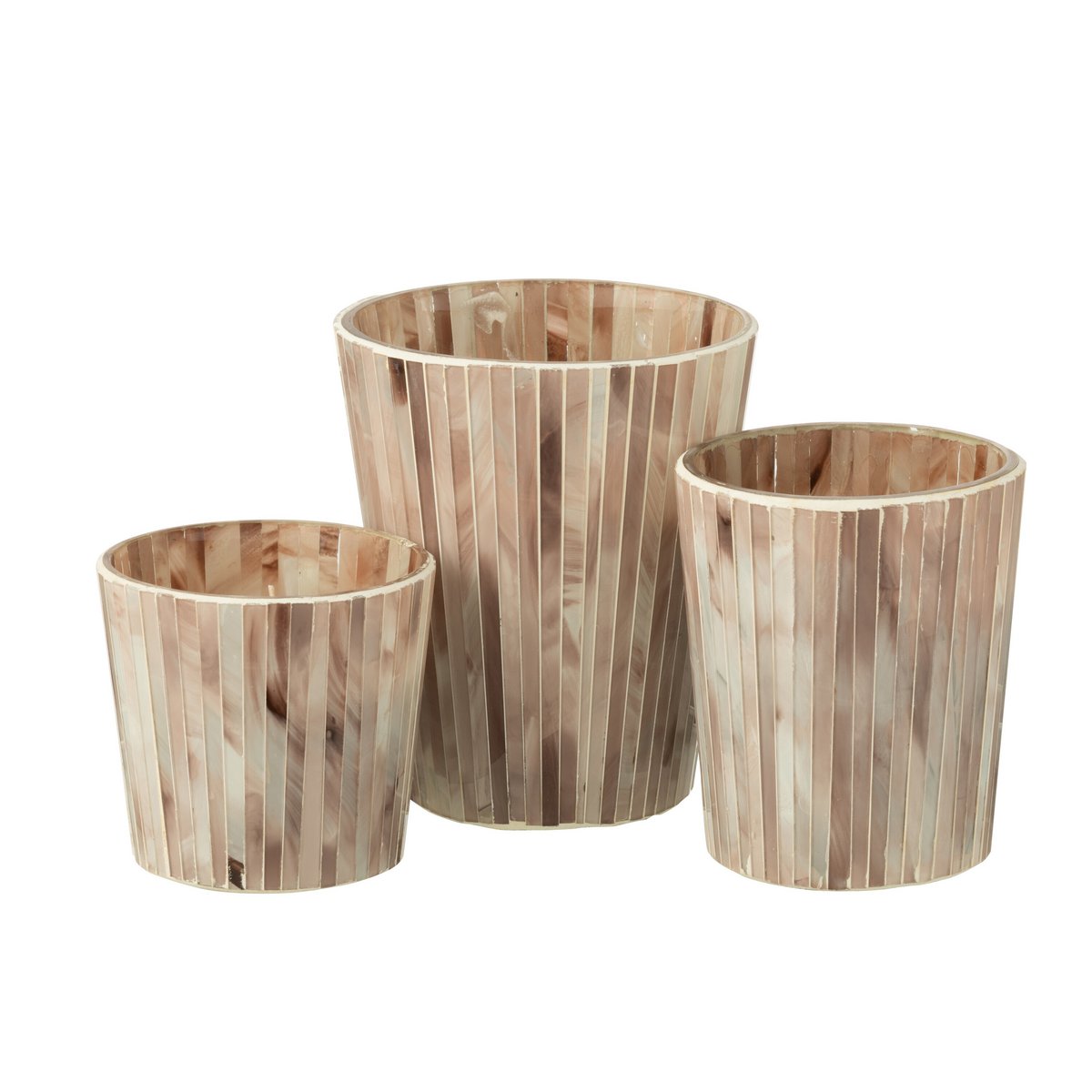 J-Line – Duftkerze Noa Tender Rose – Pink – Groß – 75U