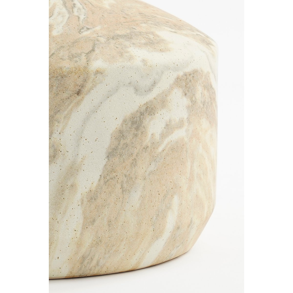 Mica Dekorationen – Trentino Vase – L32 x B28 x H27 cm – Keramik – Beige