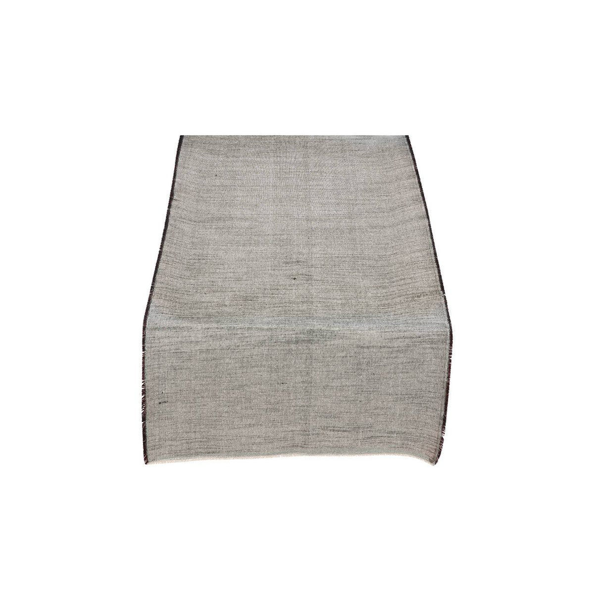 vtwonen - Tafelloper 'Run' (Zwart-Wit, 50x150cm)