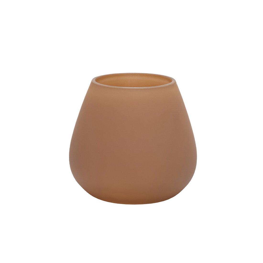 Vase the World - Tasman XS matte sand Ø12,5 x H11,5 cm - 2 stuks