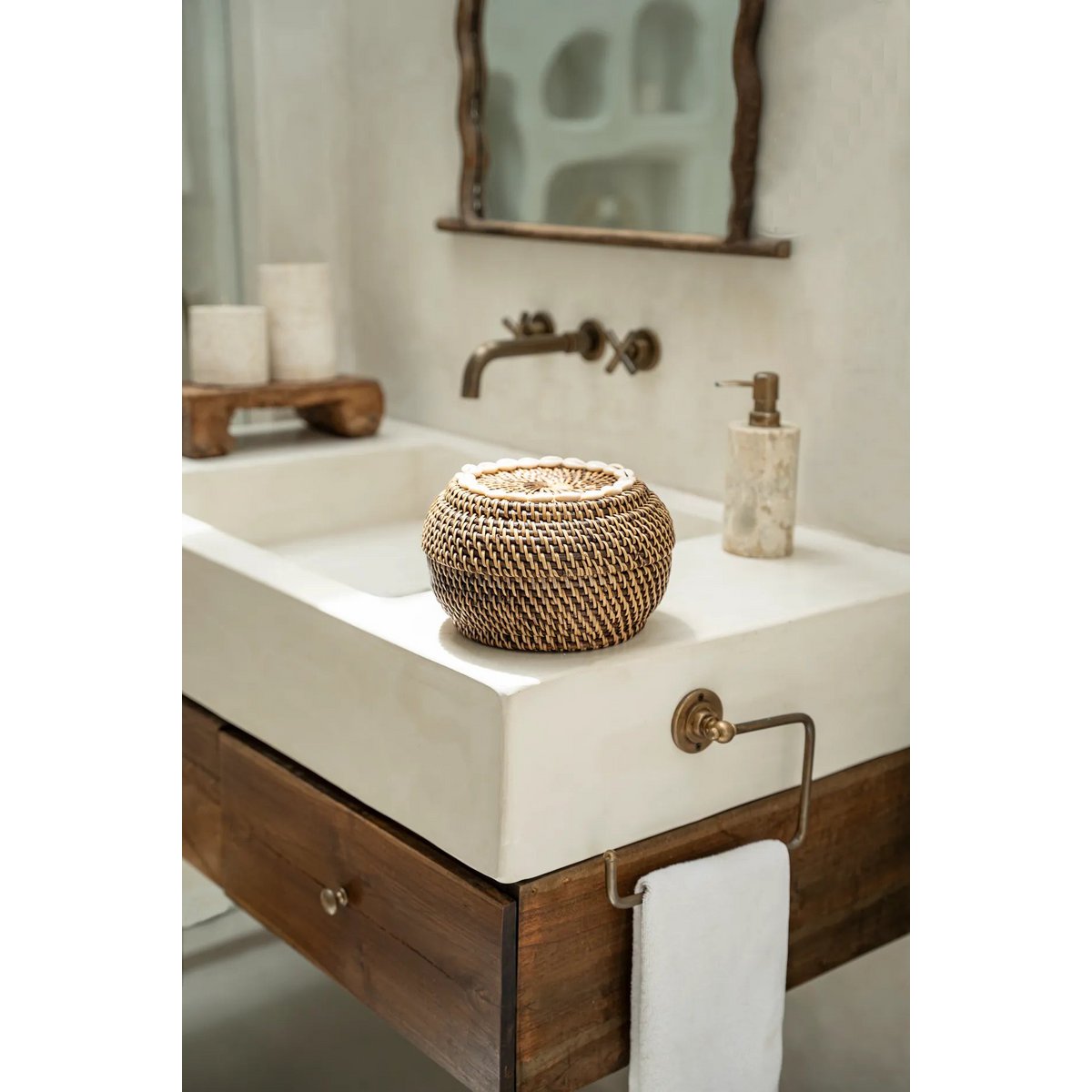 Bazar Bizar - Mand 'Colonial Peek-a-Boo' (Naturel Bruin, S)