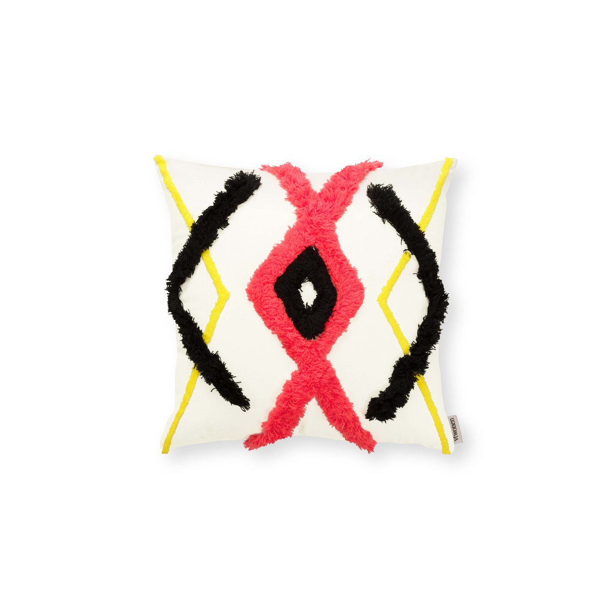 vtwonen - Dekokissen 'Fluo' (Mehrfarbig, 45cm x 45cm)