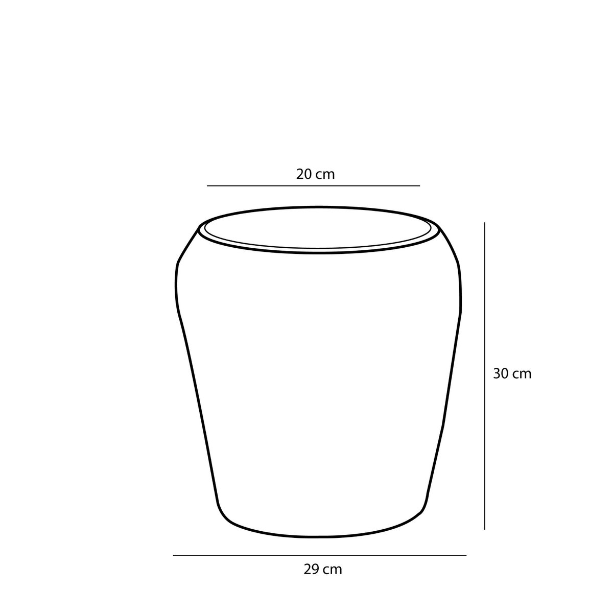 Glimmerdekorationen – Aufbewahrungskorb – 3er-Set – H38 x Ø30 cm – Seegras – Hellbraun