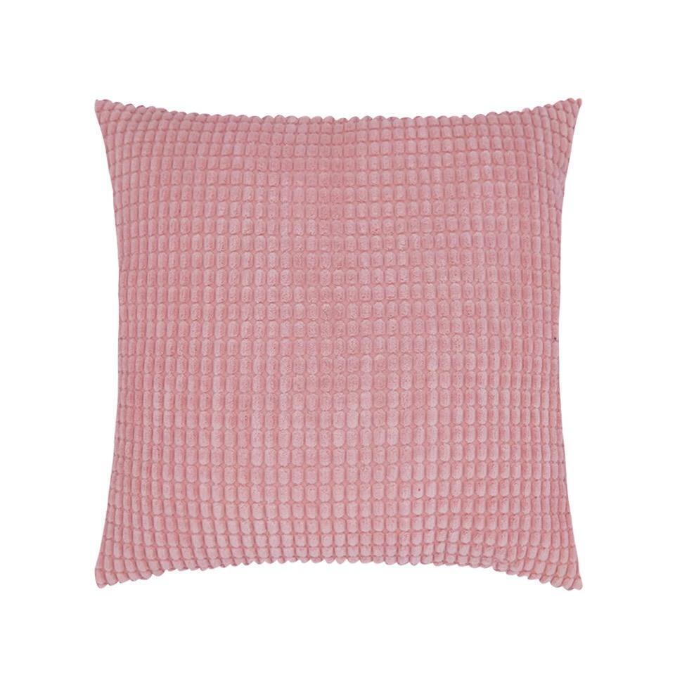 By Javy - Kussenhoes Zachte Bolletjes - Lichtroze