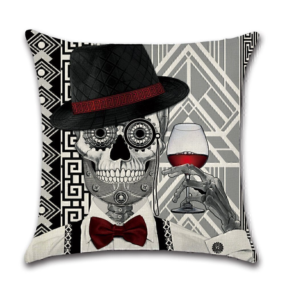 By Javy - Kussenhoes Halloween - Skull Mister