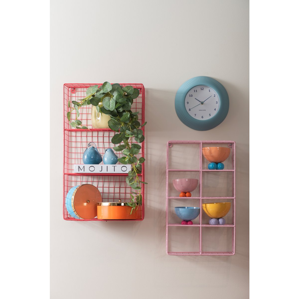 Karlsson - Wandklok Tender Rib