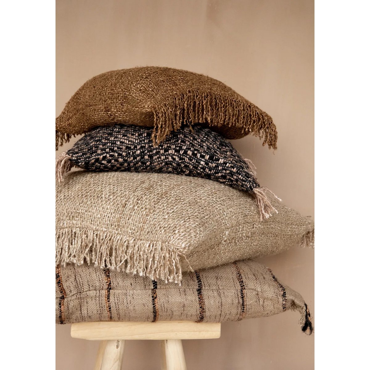 Bazar Bizar - Kissenbezug 'Oh My Gee' (Braun, 40x40)