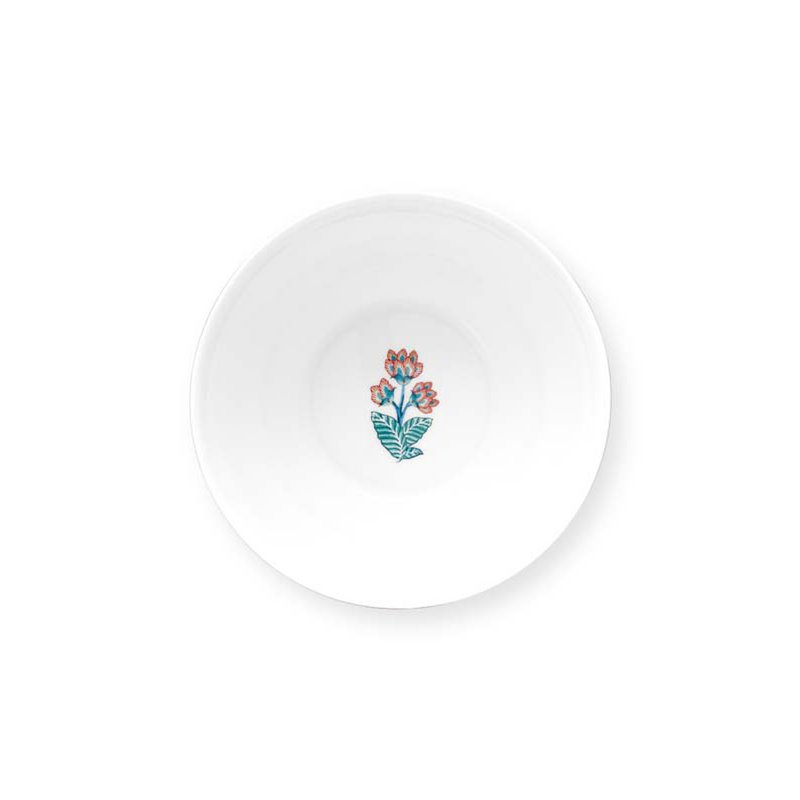 Pip Studio - Kom Flower Festival Scallop Deco Lichtblauw 18cm