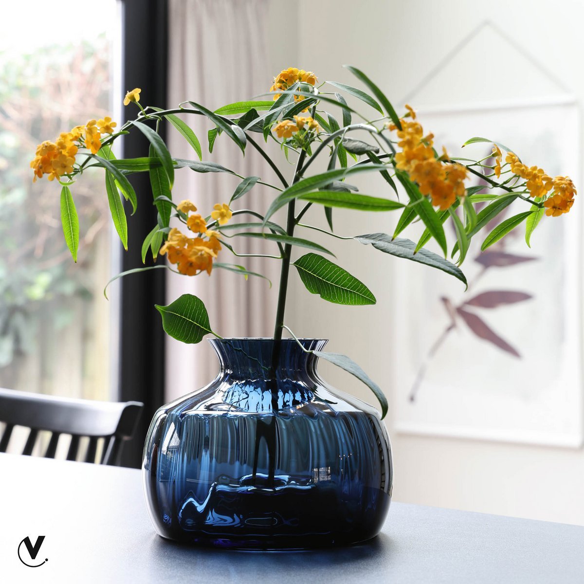 Vase the World - Vaas - Glyde blue, laatste items!