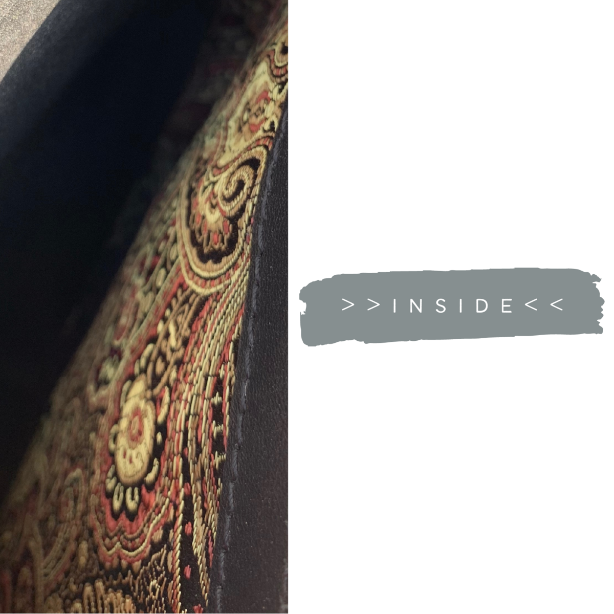 green-goose - Gissy Kurk en Leer Handtas XL - Zwart