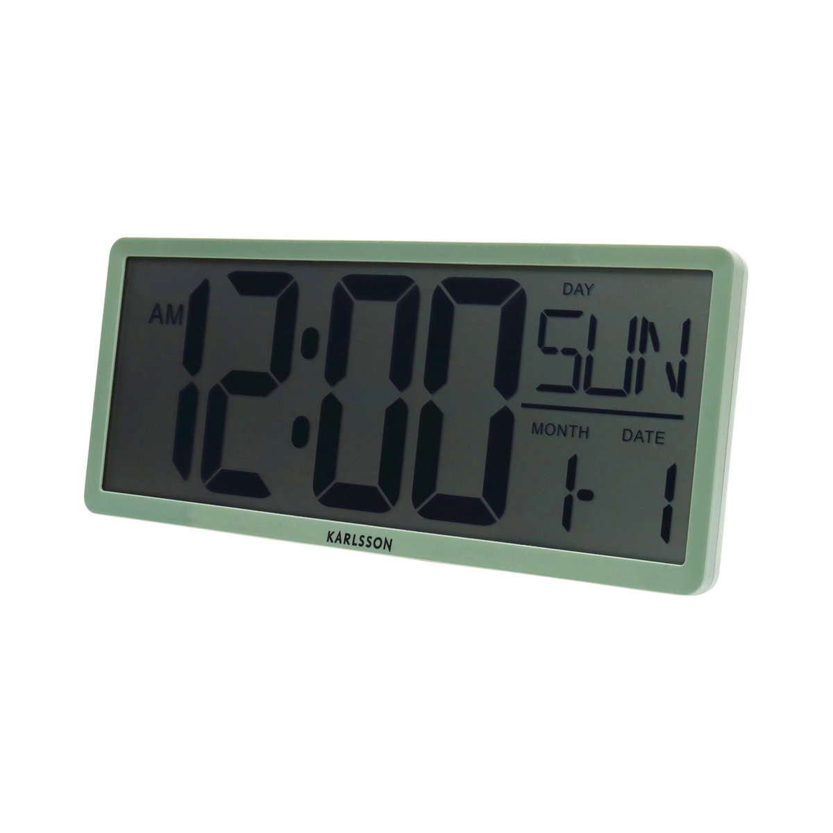 Karlsson - Retro LCD Wand-/Tischuhr