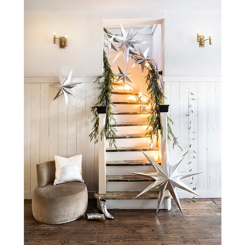 vtwonen - Decoratief figuur 'X' (Set van 3, Mosaic Silver)