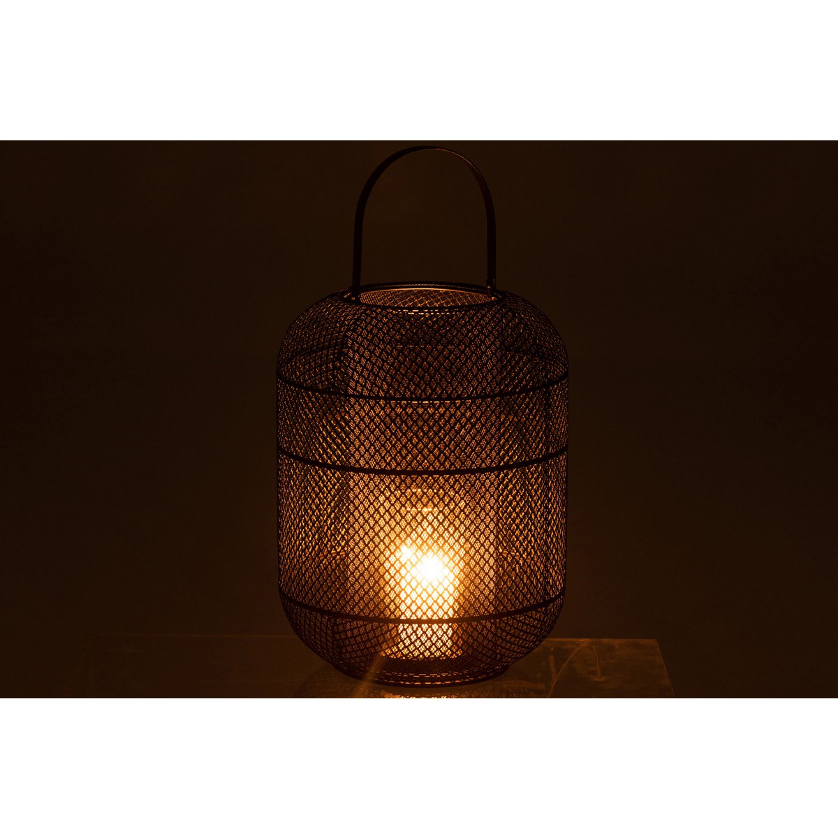 J-Line – Laterne Donny – Eisen – Schwarz