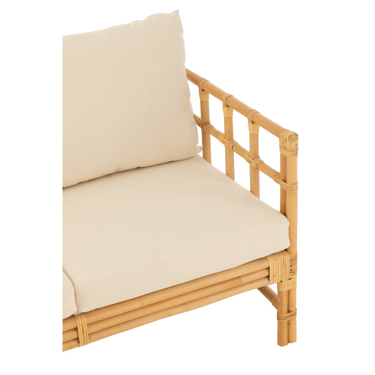 J-Line - Sofa 'Elise' (2-Personen, Weiß)