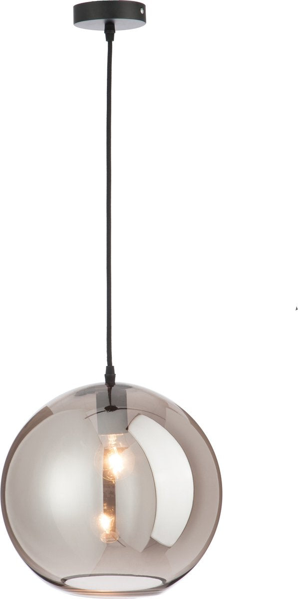 J-Line - Hanglamp met zilveren bol 'Mirror' - Large