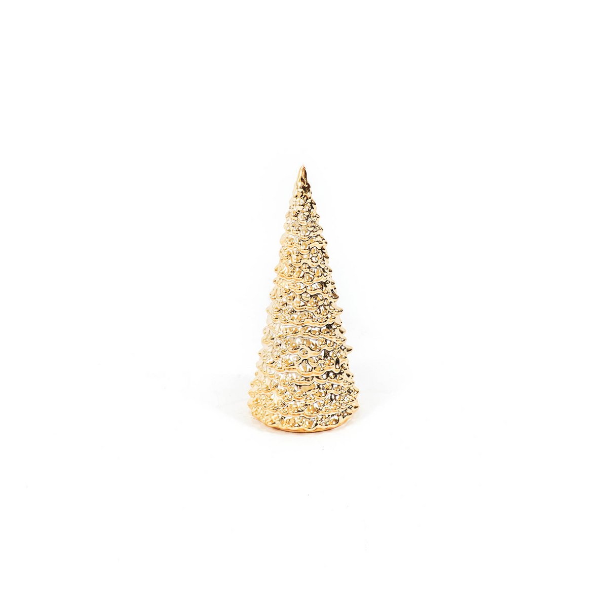 Housevitamin - Kerstornament 'Kerstboom' (24cm hoog, Goud)