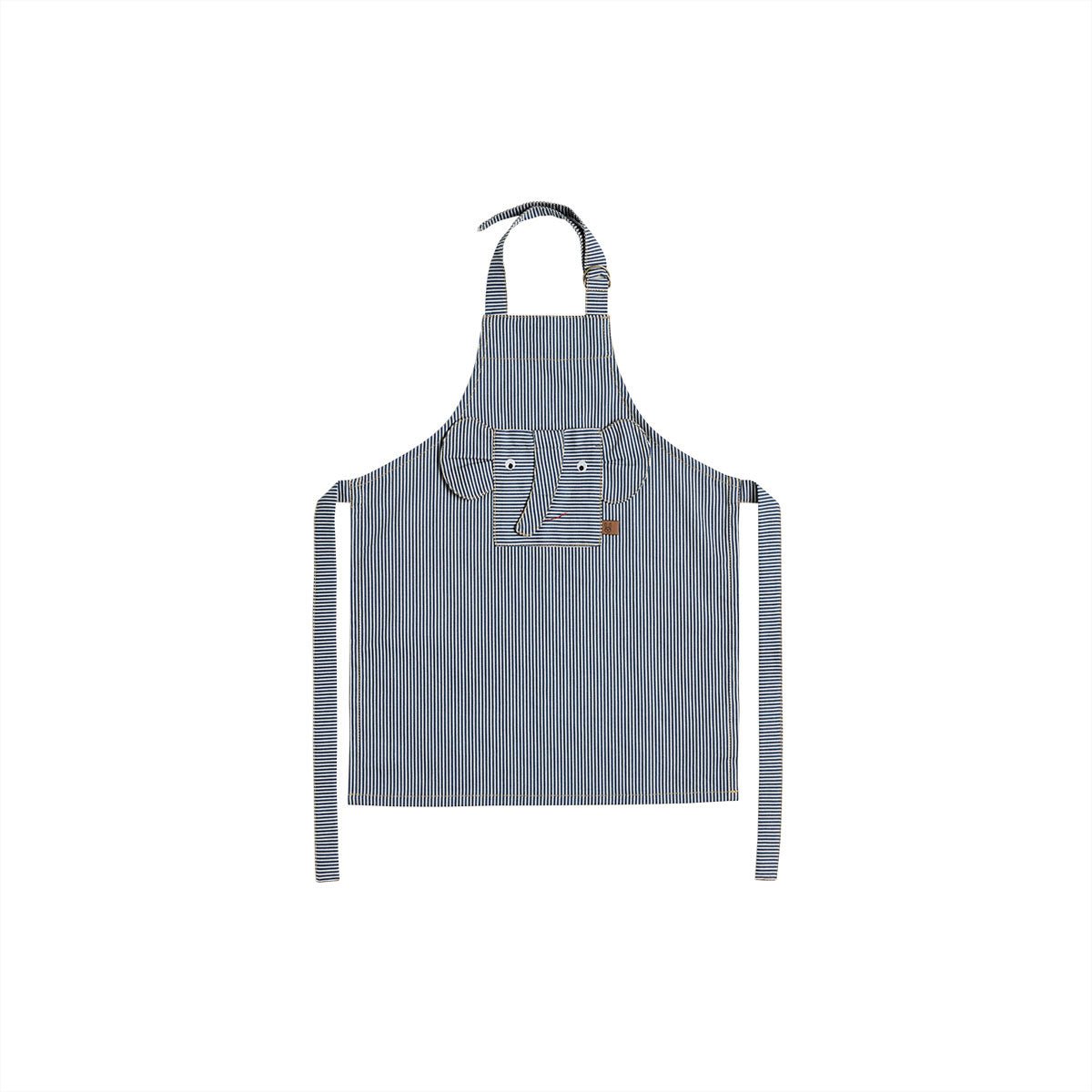 OYOY - Gestreept denim olifantenschort