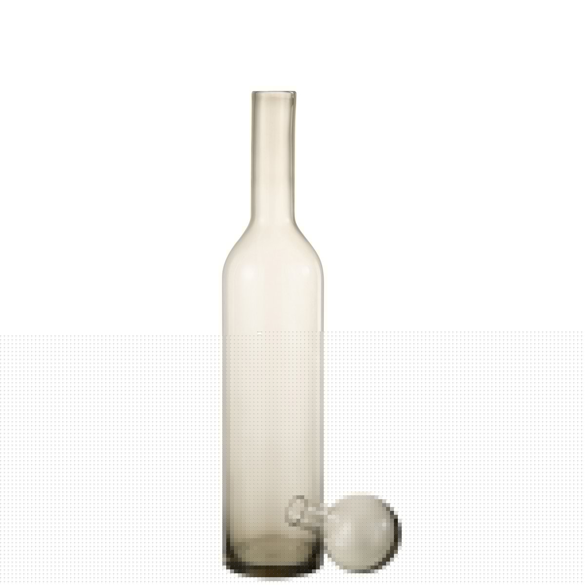 J-Line - Deco Norma Fles - Glas - Grijs - L