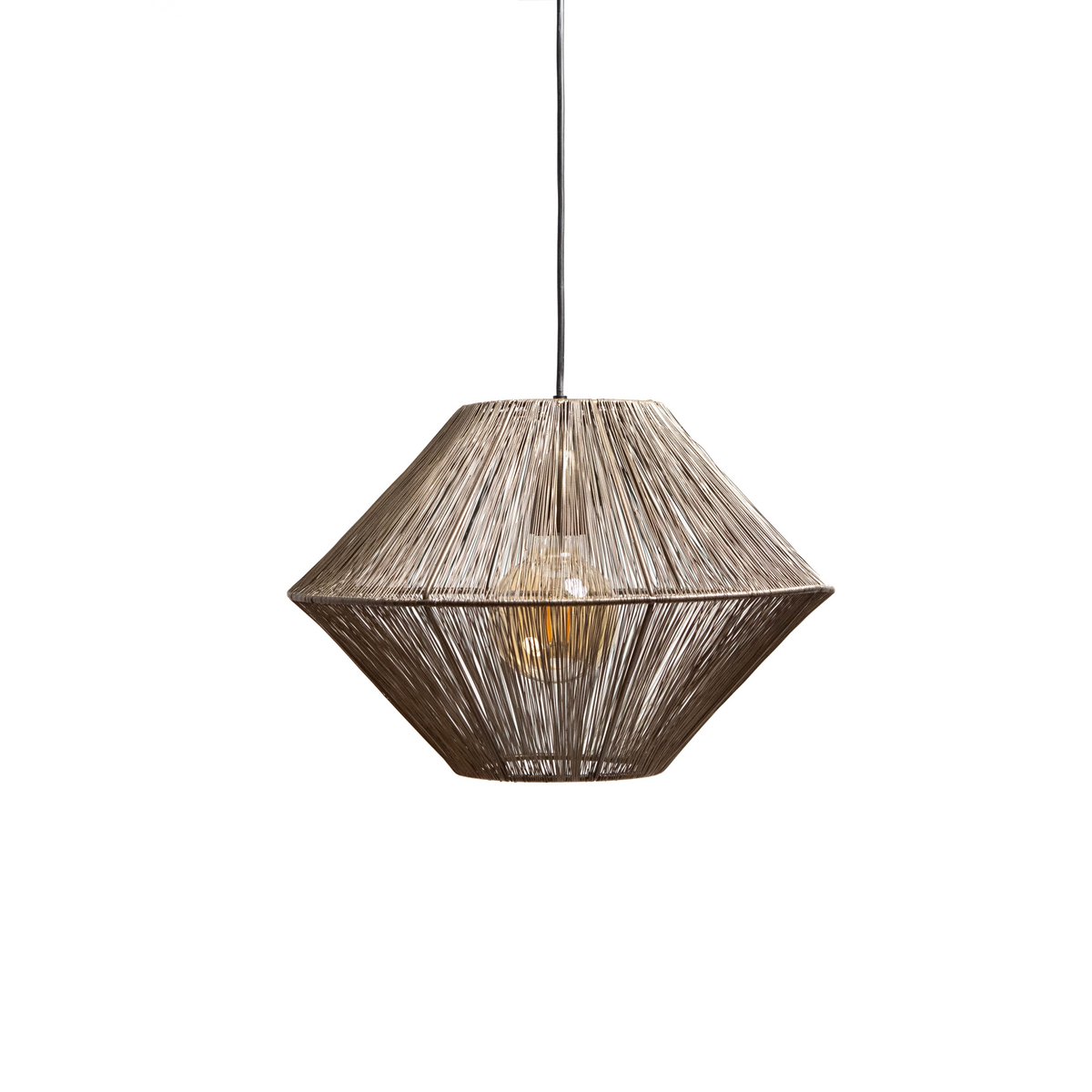 1304 Design - Hanglamp CHARLY antiek brons Ø40x27cm