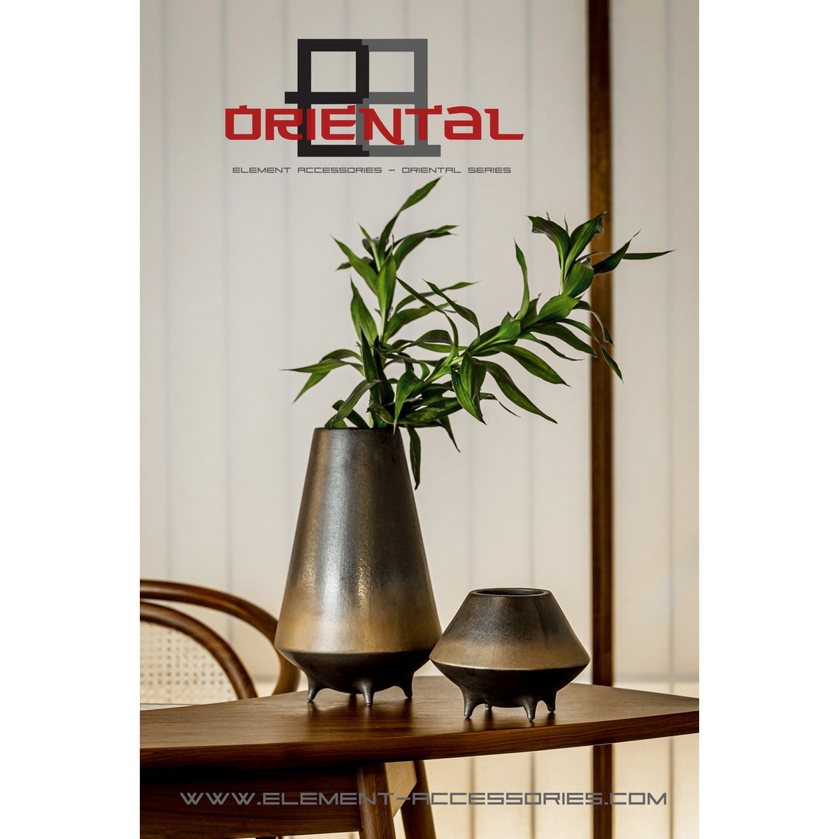 Element Accessories - Moderne keramische high-end design schaal East+West, OTA15BB