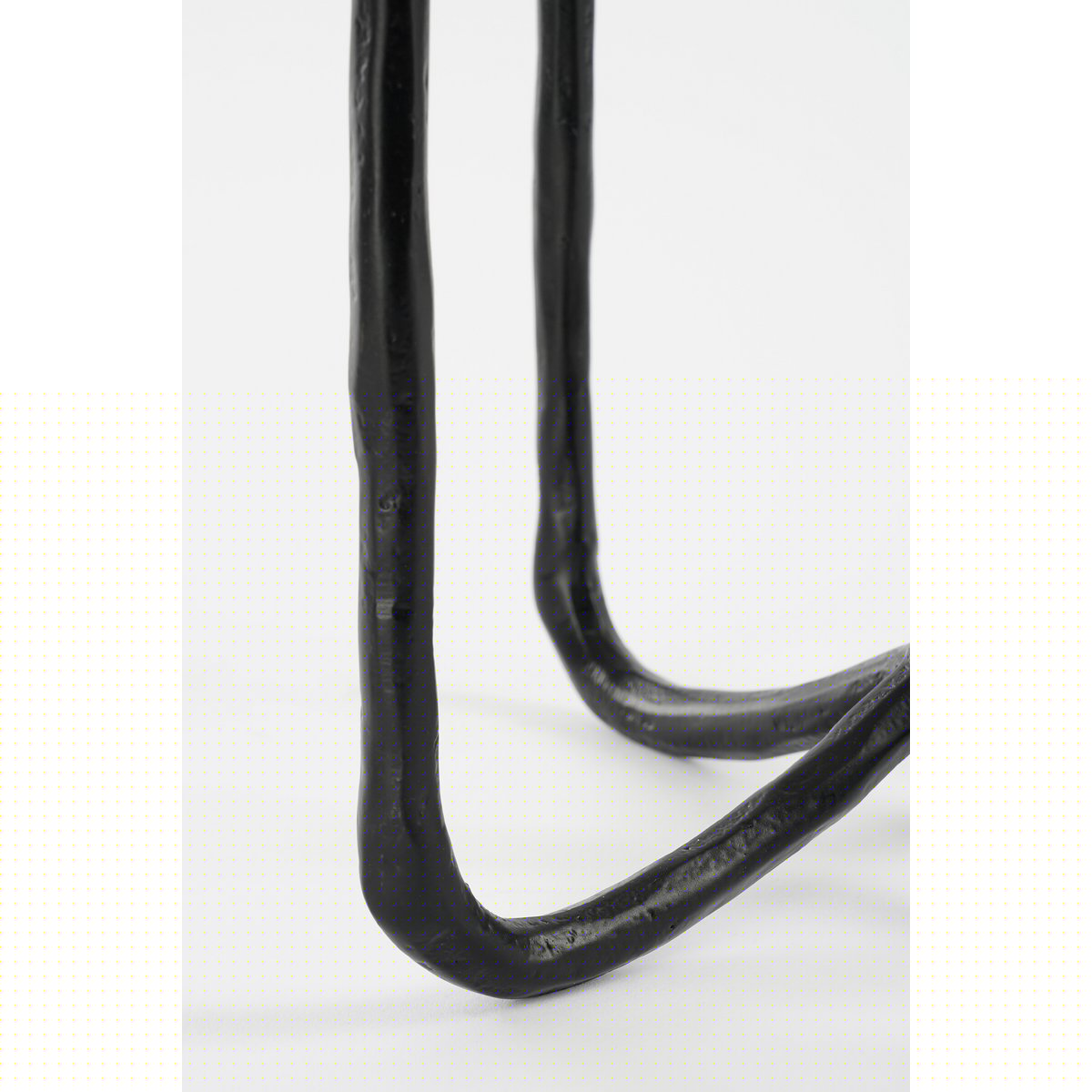 Mica Decorations - Christy Kandelaar - L23 x B23 x H44 cm - Aluminium - Zwart